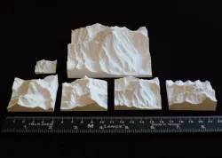 Dhaulagiri, Manaslu, Nanga Parbat, Rakaposhi 3D Maps