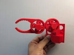 Dial Articulated Swiveling Mantis Clamp (Print-In-Place)