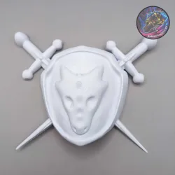 Dragon Shield Hair Pin