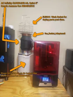 ELEGOO Heater Probe Resin Tank Clamp