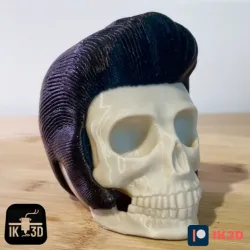 Elvis Presley Skull - Color Print Multiparts