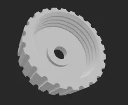 Extended run gas cap for Cat INV2000 generator