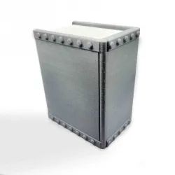 False Book Deck Box - Spellbook Cover - Holds 100 Sleeved Cards - Supportless/Print-In-Place
