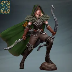 Forest Elf Rangers - 32mm scale