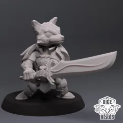 Fox Fighters (25mm 10x variants) (pre-supported included)