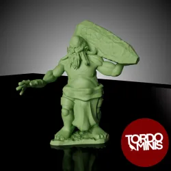 Gealic Demons: Fomorian monster (10/15mm)