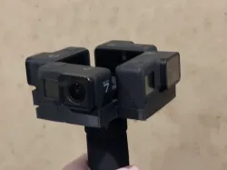 GoPro 7 Quad lanscape 360 mount