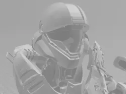Halo Spartan Full Size Helmet and Armour "Buck"