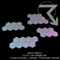 HEXTECH - City Streets (Battletech Compatible Hex Terrain)