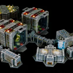 HEXTECH - Drop Base Delta (Battletech Compatible Hex Terrain)