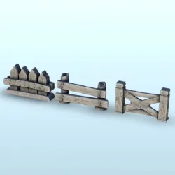 Hobbit village pack - Medieval Gothic Feudal Old Archaic Saga 28mm 15mm