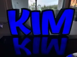 KIM LED- Namenslampe