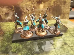 Kings of War Infantry Troop Trays for 25mm Round Base Miniatures