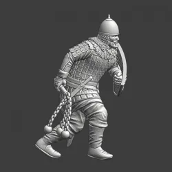 Medieval Kievan Rus Elite warrior - with flail