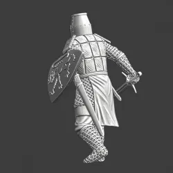 Medieval Swedish Knight - Battle at Neva River 1222