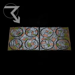 Miniature Bases - Rank'n'Flank - Old Market Road (Conquest Compatible Bases and Stands)