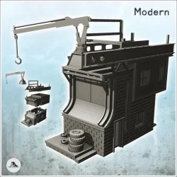 Modern industrial buildings pack No. 1 - Modern WW2 WW1 World War Diaroma Wargaming RPG Mini Hobby