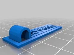 My Customized Cable-Label, 3D printer 