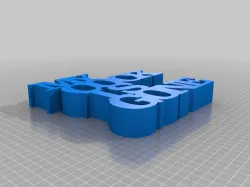 My Customized Variable WORD Sculpture