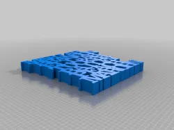 My Customized Variable WORD Sculpture