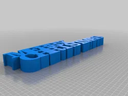My Customized Variable WORD Sculpture