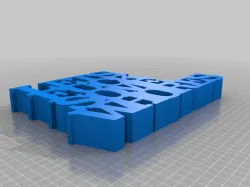 My Customized Variable WORD Sculpture