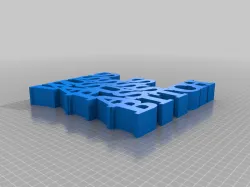 My Customized Variable WORD Sculpture