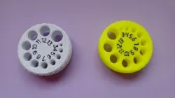 Numbered drill guide - Customizable OpenSCAD