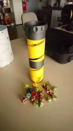 Open Spiral Dice Tower Box Edition