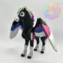 Pegasus - Flexi Articulated Horse with Wings (print in place, no supports)