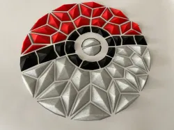 pokeball geometric wall art