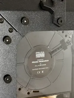 Prusa Enclosure "Hinged Lid Hinge-Bracket-R" Adjusted to accommodate "Advanced Filtration System".