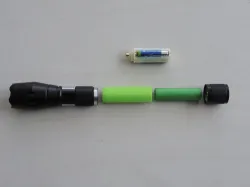 Replace 3x AAA with 18650 Li-ion Battery