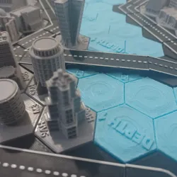 Road Bridge Set Hex Map Scale