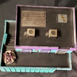Shifted Hab Building for Infinity, Scifi, or Cyberpunk miniatures