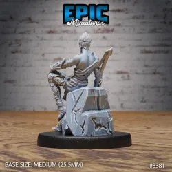 Slave Lancer Sitting / Alien Race Resistance / Astral Warrior / Space Minion Fighter / Cosmic Rebel / Planar Encounter