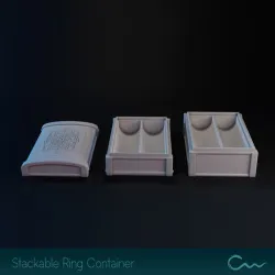 Stackable Ring Container