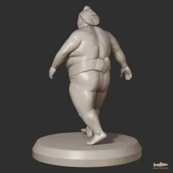 Sumo Ozeki - Sumo Wrestler Miniature