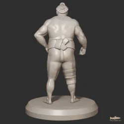 Sumo Sekiwake - Sumo Wrestler Miniature