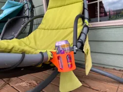 Swing Lounger Chair Cupholder