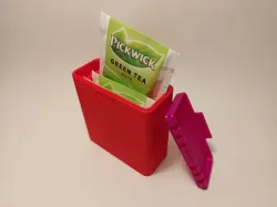 Tea bags travel box