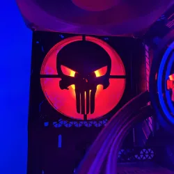 The Punisher PC fan grill