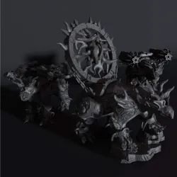 Vortex Beast Collection Hydra And Dinosaur Variations