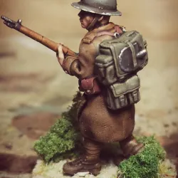 WW2 28mm french regular combat group 1