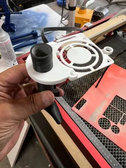 XTool Pro D1 20w Fume Extraction Funnel Top Plate (Remix)