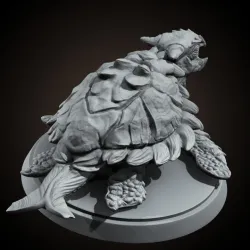Young dragon turtle