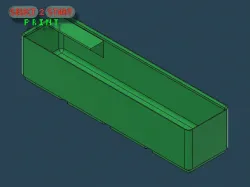 1x4x5 Bin | Lable | Gridfinity | Deskorganizer | Tool | select2stertPrint