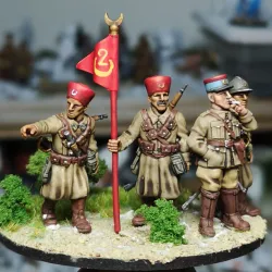 28mm French dismounted cavalry (Spahis) HQ 1