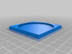 60mm 1x1 Square Movement Tray for Age of Fantasy
