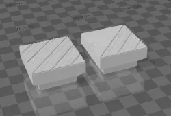 Basic tavern diagonal wood floor (Dungeon and Dragon Blocks compatible)